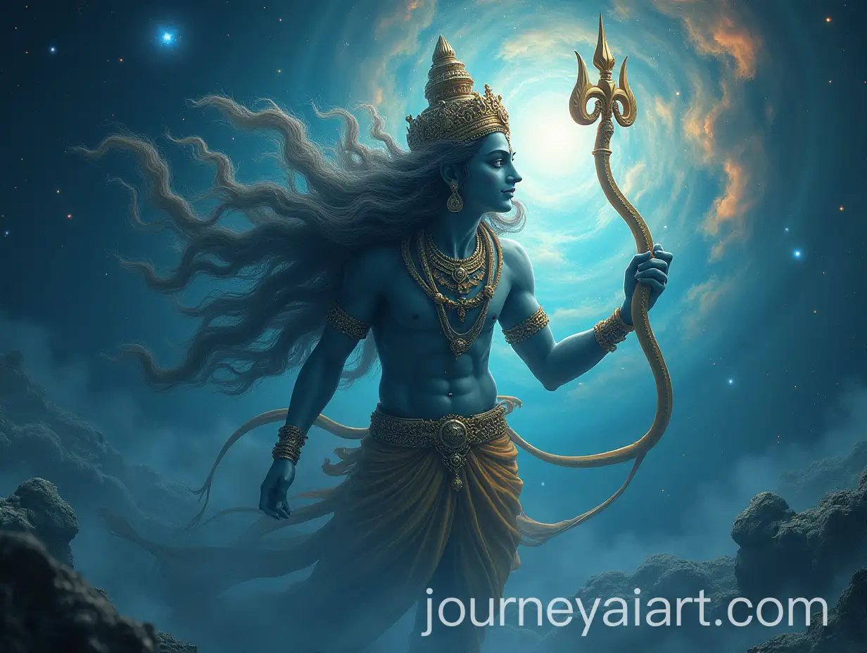 Lord-Vishnu-as-Paramatma-in-the-Cosmic-Ocean