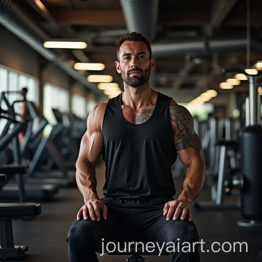 Gym-Fitness-Trainer-Helping-Clients-with-Workouts