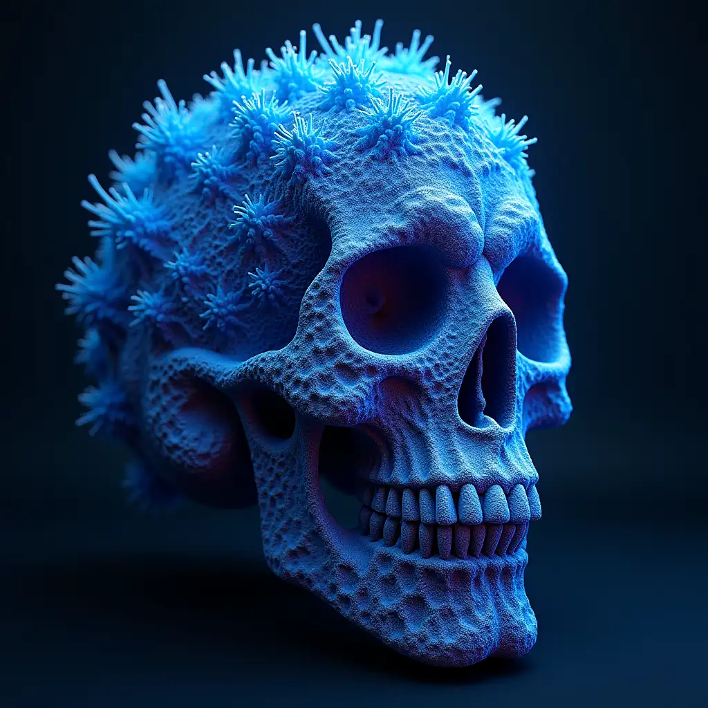 Vivid-Blue-Fractal-Skull-Design-in-Mandelbulb-3D