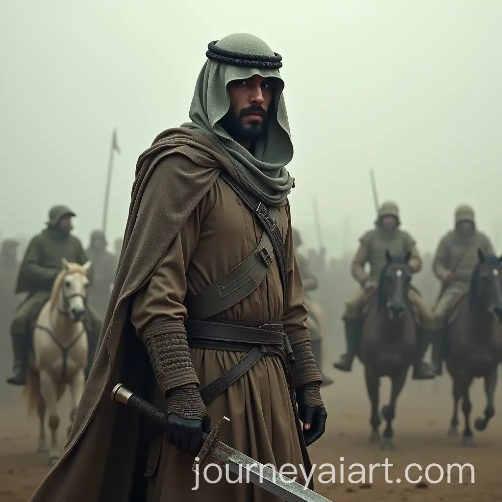 Arabian-Soldier-in-PostWar-Fog-with-Sword