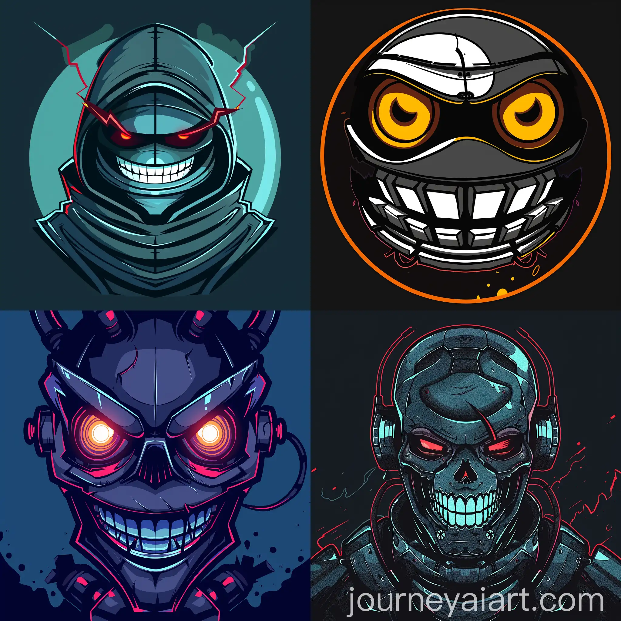 Sinister-Trading-Robot-Logo-with-Evil-Smile