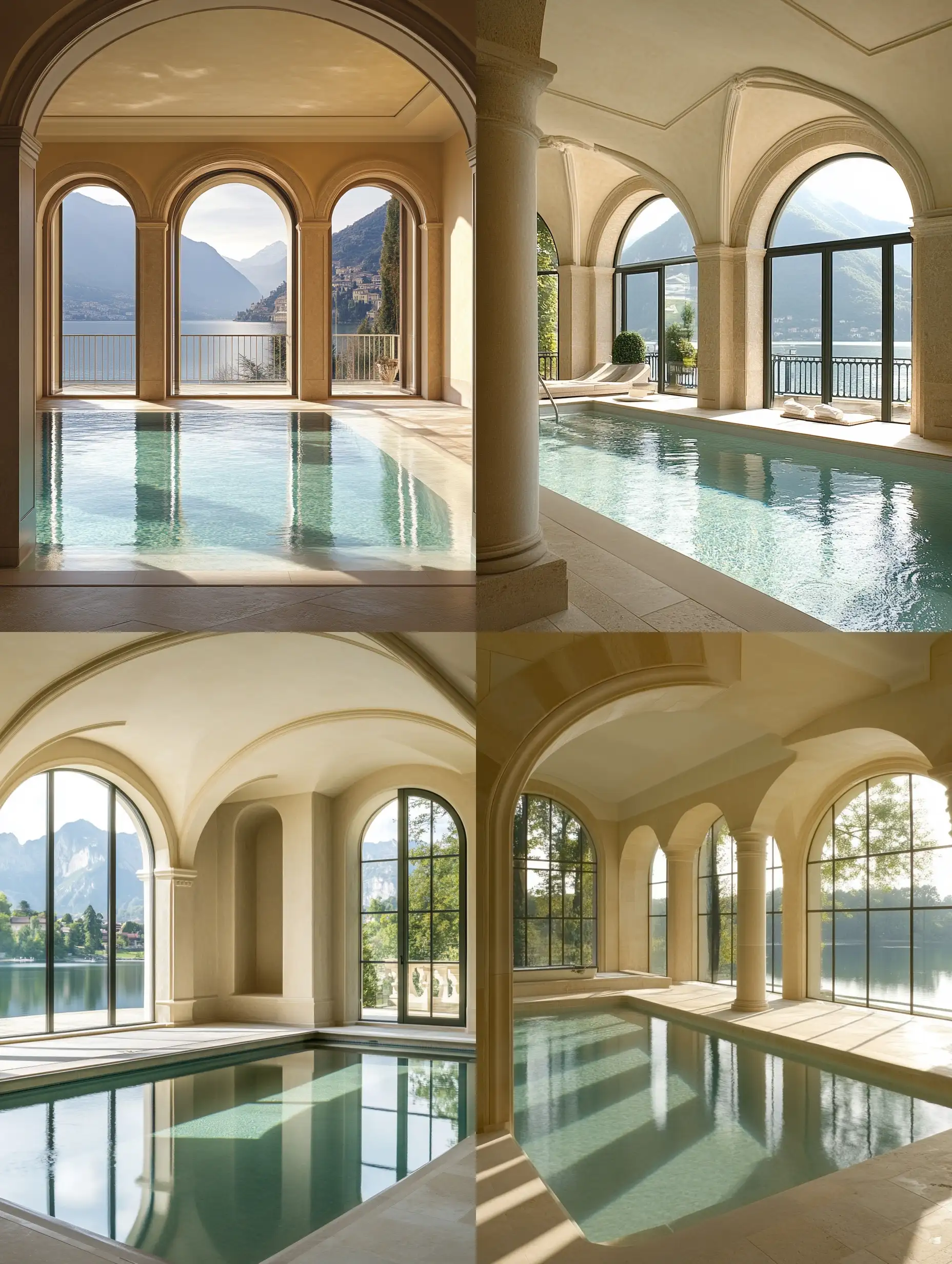 Luxurious-Indoor-Pool-with-Lago-di-Comme-View