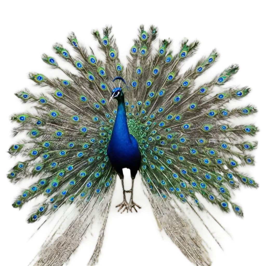 Peacock-in-Hill-PNG-Image-Stunning-Clarity-and-Detail-for-Your-Creative-Projects