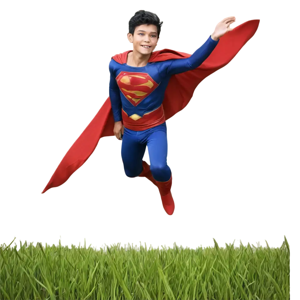 PNG-Image-of-a-15YearOld-Boy-Flying-Like-Superman-Through-a-Paddy-Field