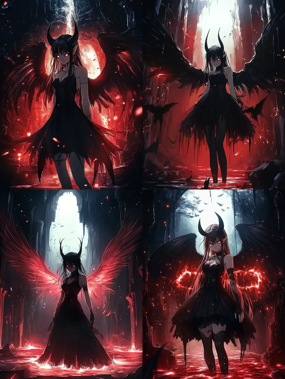 Fierce-Female-Character-with-Wings-in-Red-Dungeon-Surrounded-by-Demon-Aura