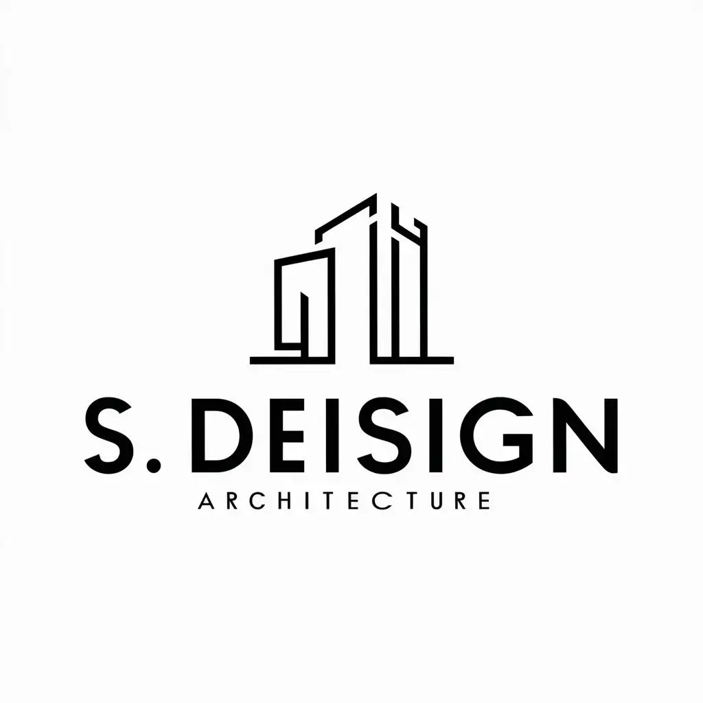 a logo design,with the text "S deisign", main symbol:Design sketch,Moderate,be used in Construction industry,clear background
