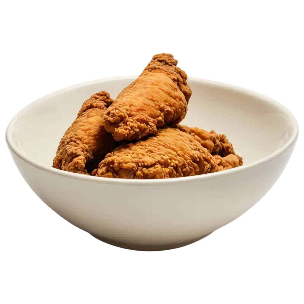 Fried chicken in bowl