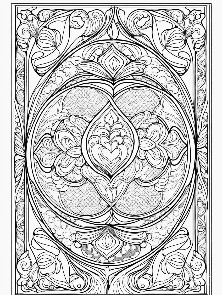 Elegant-Lace-Drawing-Coloring-Page-for-Kids