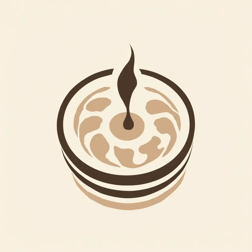 a logo for producing luxury handmade candles and soaps