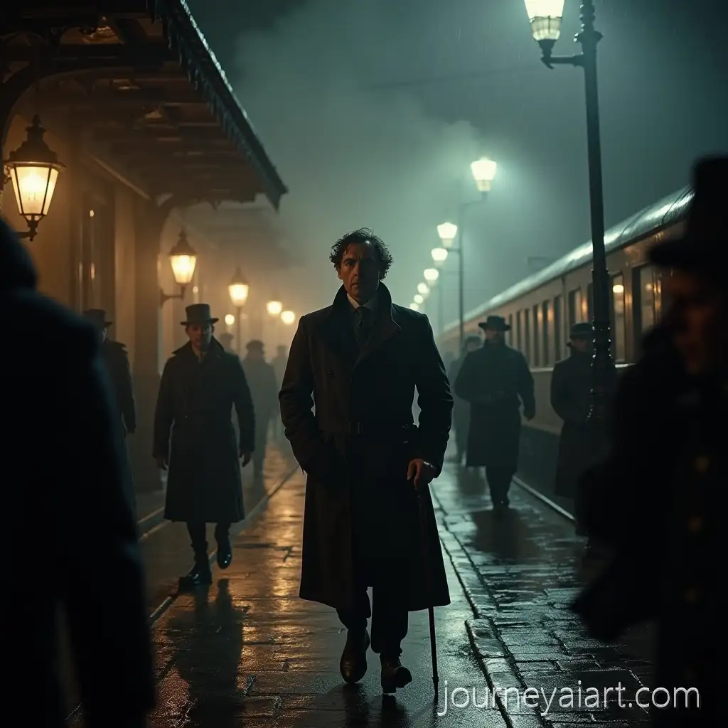 Dr-John-Watson-Returning-from-War-at-Victorian-London-Train-Station