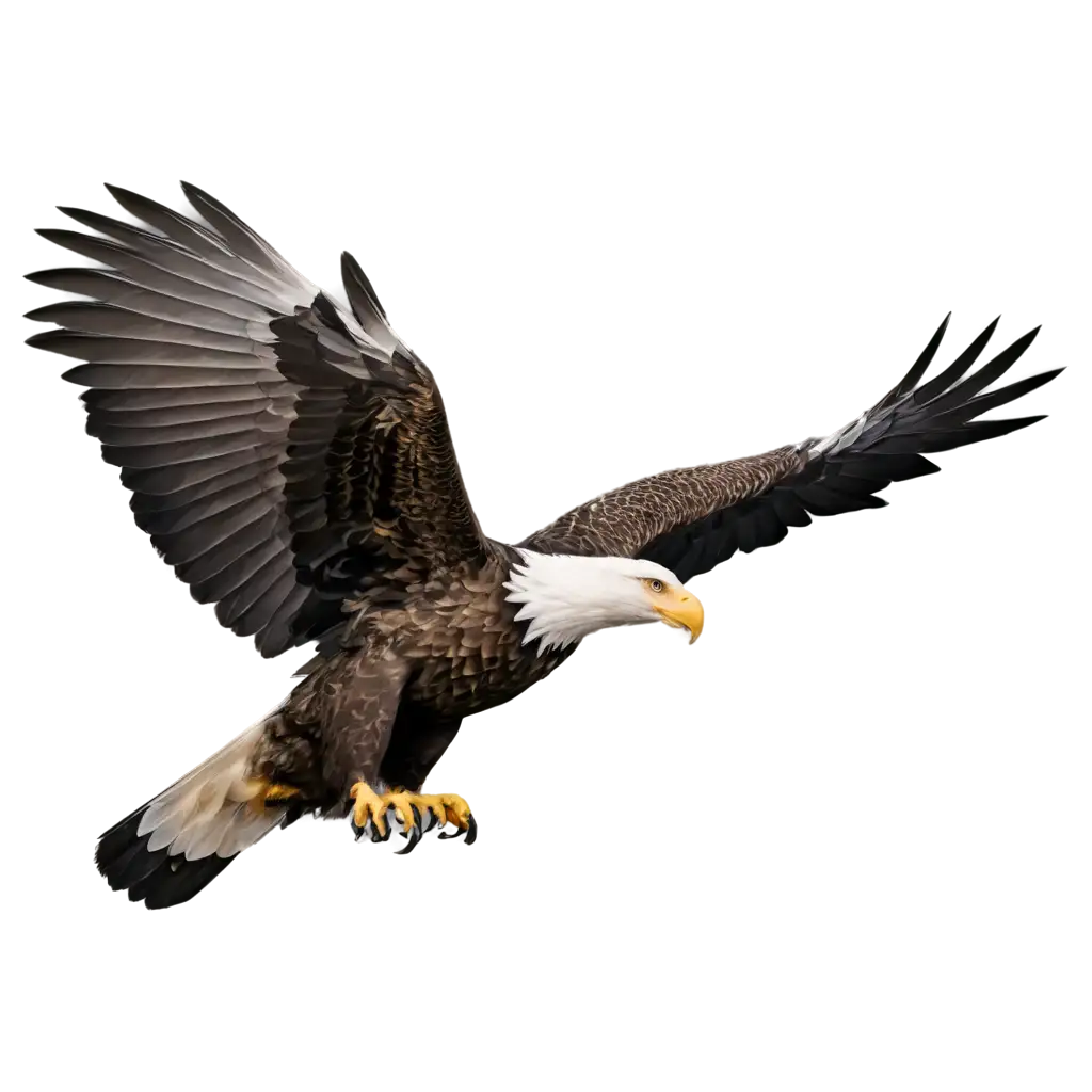 HighQuality-Eagle-Flying-in-the-Sky-PNG-Image-for-Versatile-Usage