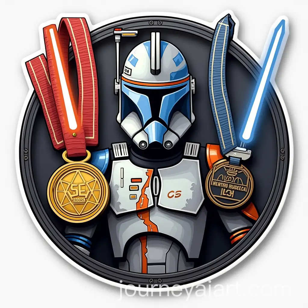 Star-Wars-Clone-Wars-Medals-Sticker-Design-in-2D