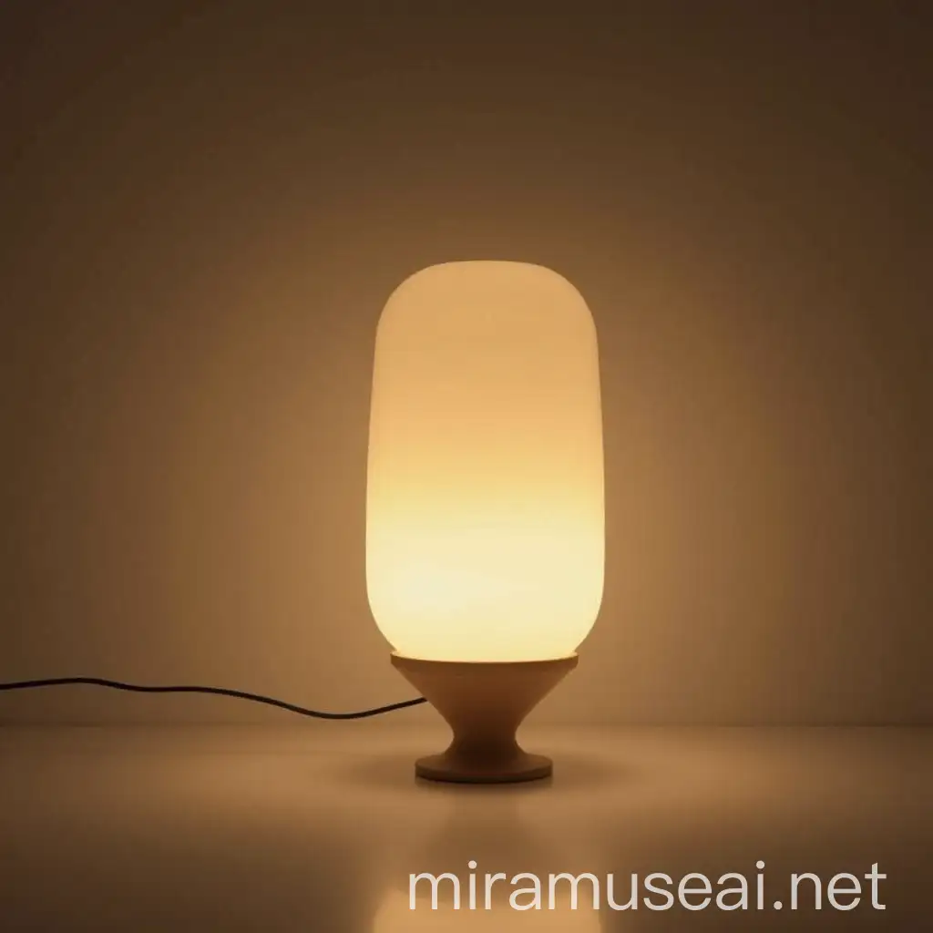 Mingei Style Luminaire with Dimmer and USB Recharging