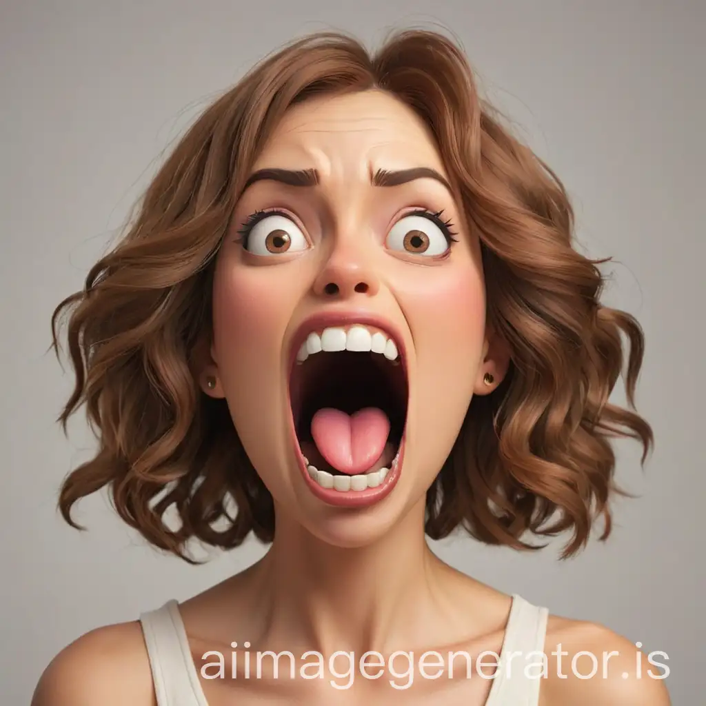 Woman-Making-Silly-Face-Emoji-with-Mouth-Open-and-Tongue-Out