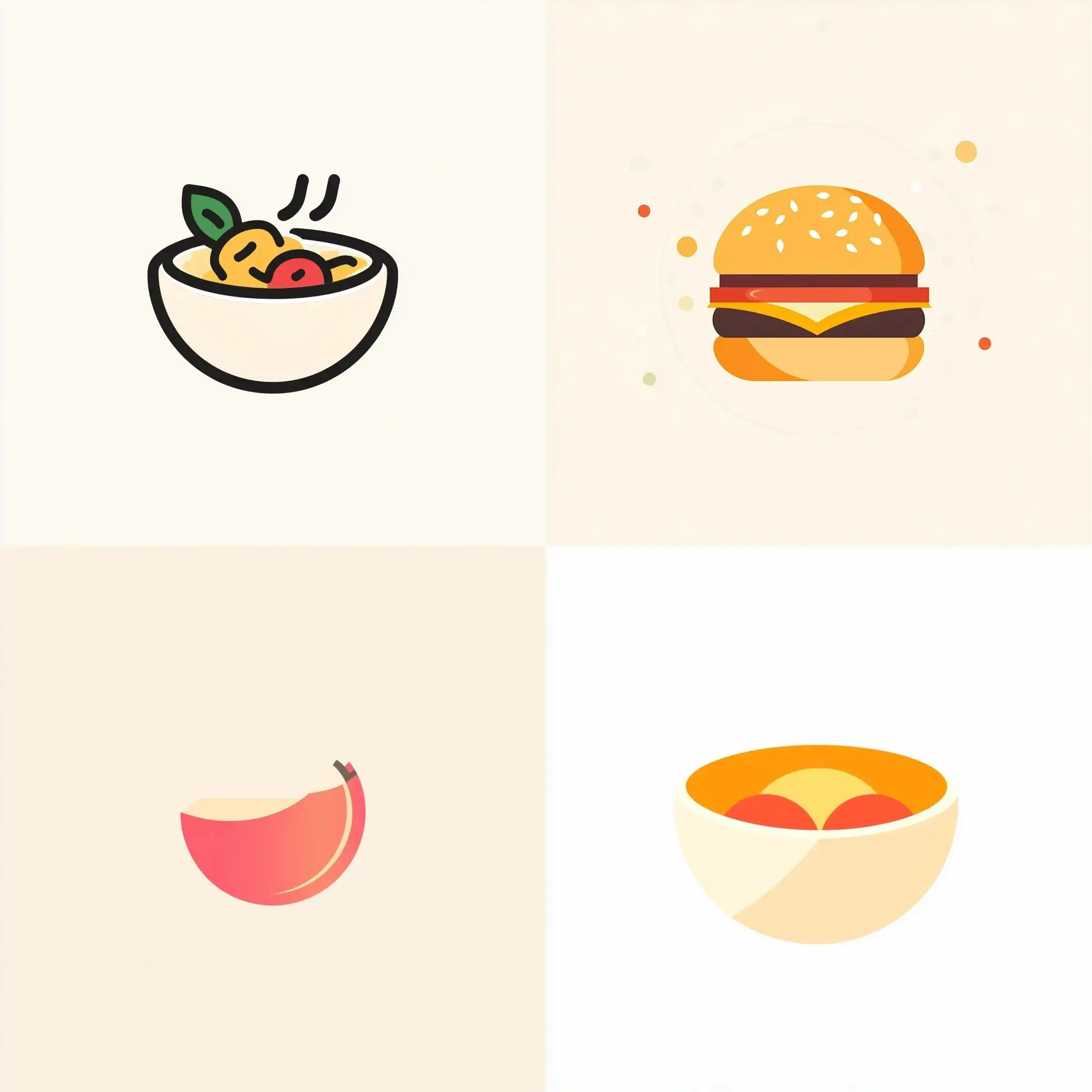Modern-Circle-Logo-Design-for-Bot-Ordering-Food