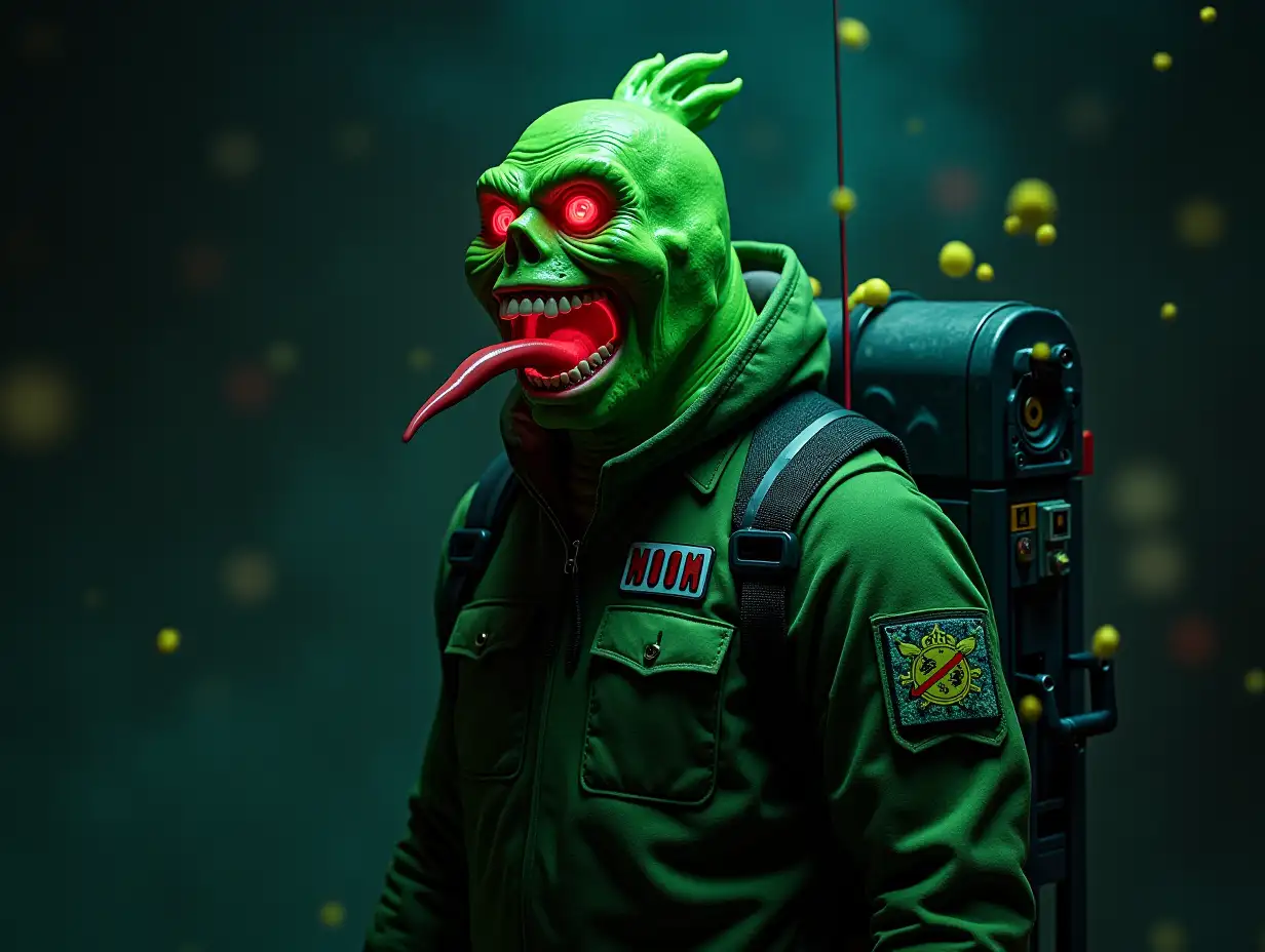 Ghostbusters Slimer Cyberpunk