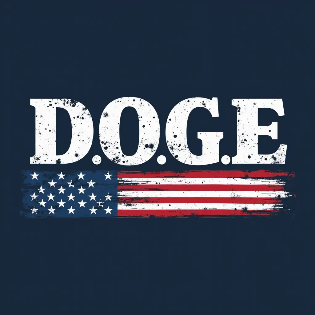 Patriotic-PoliticalThemed-TShirt-Design-with-Bold-DOGE-Letters