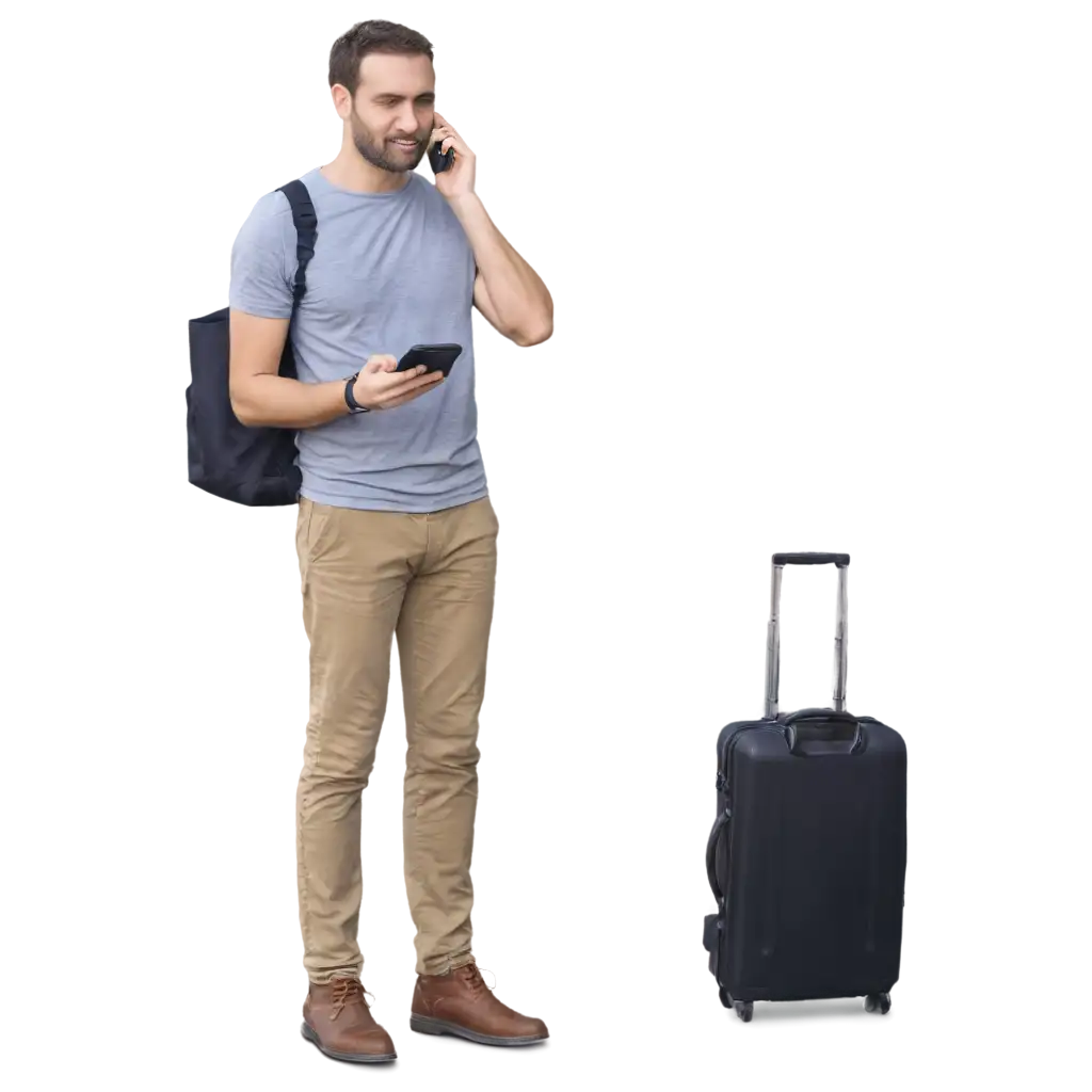 Man with mobile