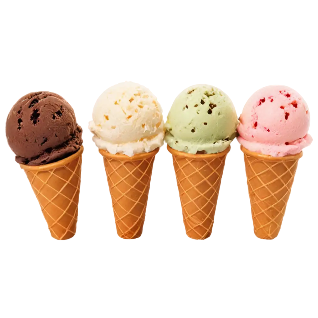 Delicious-Ice-Cream-Cone-with-Ice-Scream-HighQuality-PNG-for-Creative-Use