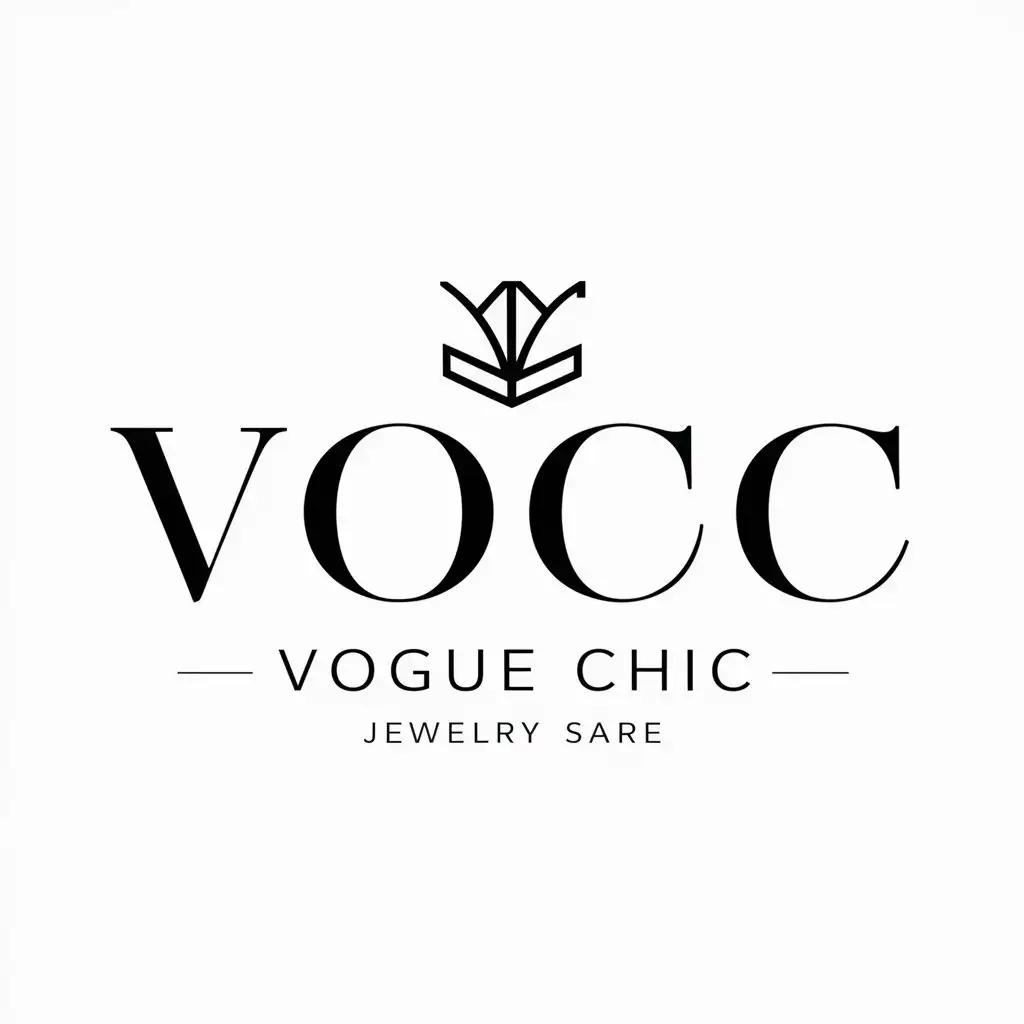 LOGO-Design-for-Vogue-Chic-Minimalistic-VoCc-Symbol-for-Jewelry-Industry