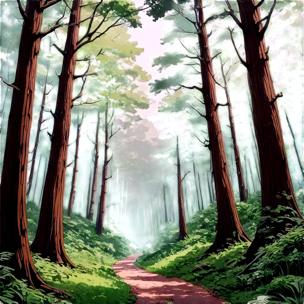 Anime-Style-Forest-PNG-Image-for-Stunning-Visuals-and-Versatile-Usage