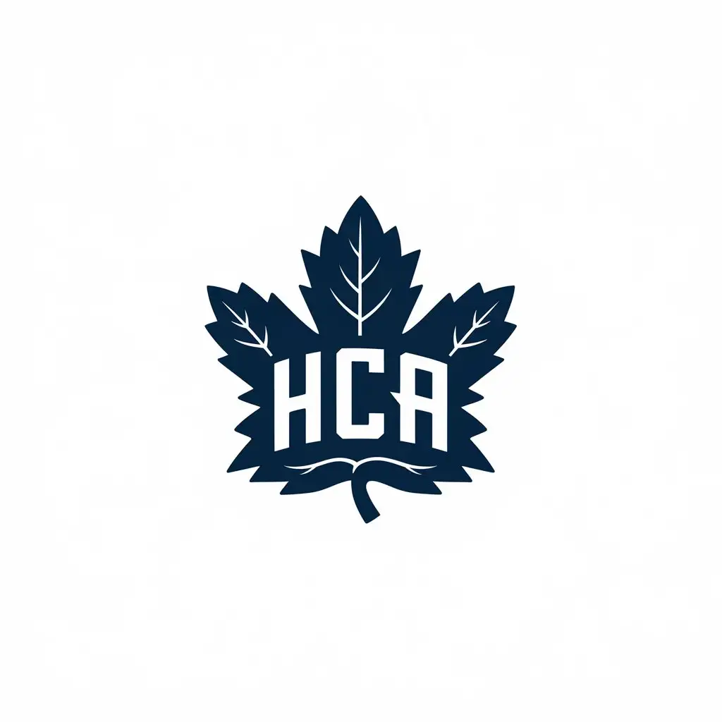 LOGO Design For HCA Hockey League NHL Leafs Inspired Vector Logo