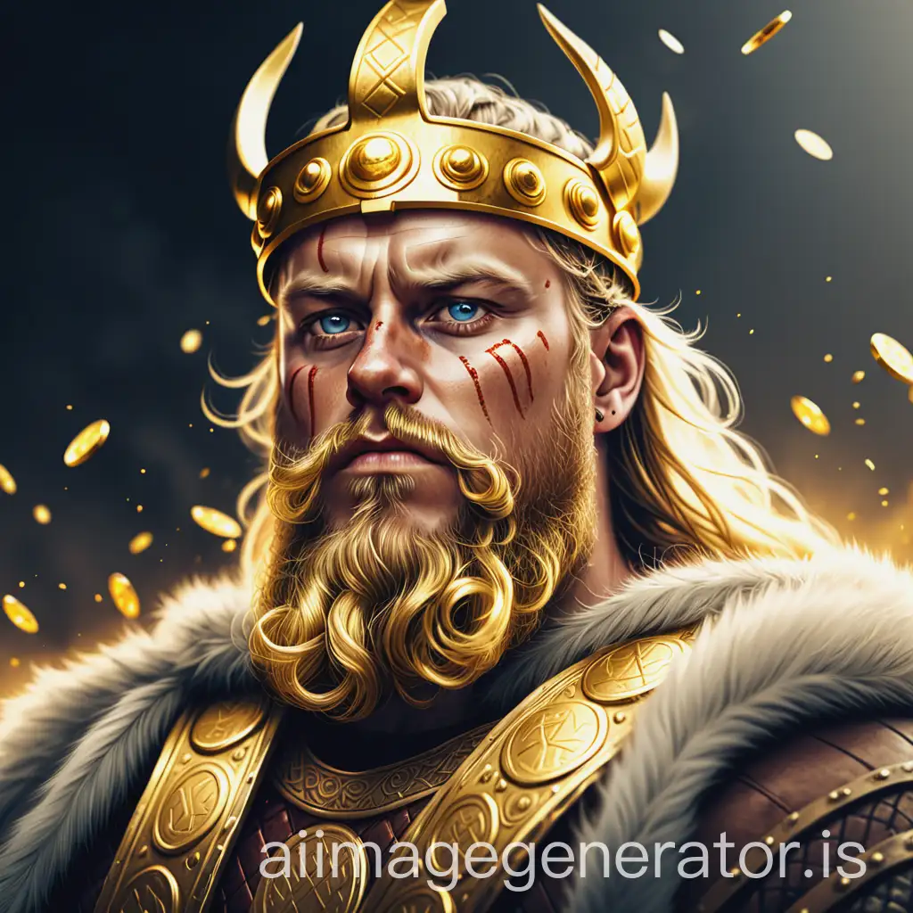 Viking-King-Adorned-in-Gold-Regalia