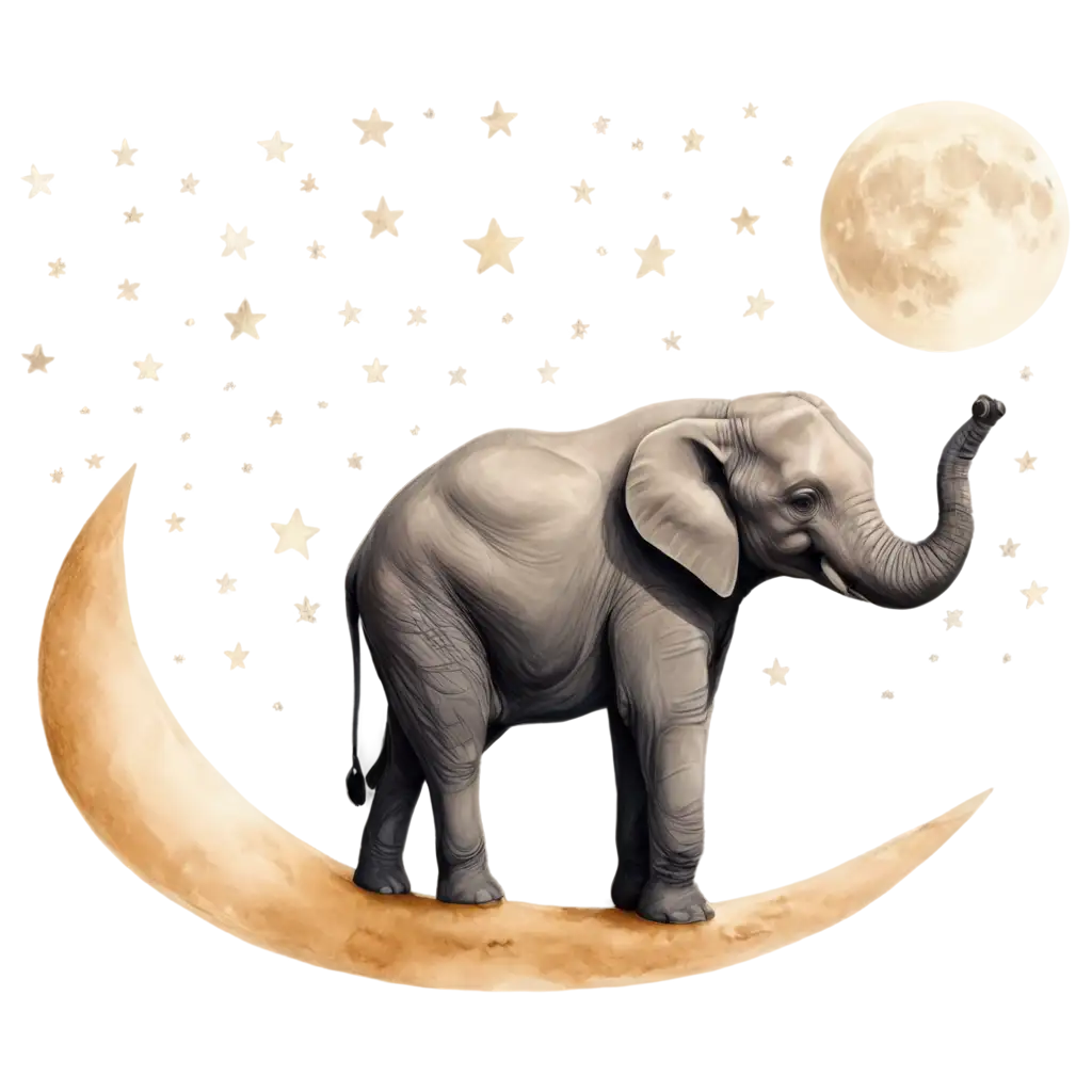 Elephant-Dancing-Ballet-on-the-Moon-PNG-A-Starry-Sky-Dance-Illustration