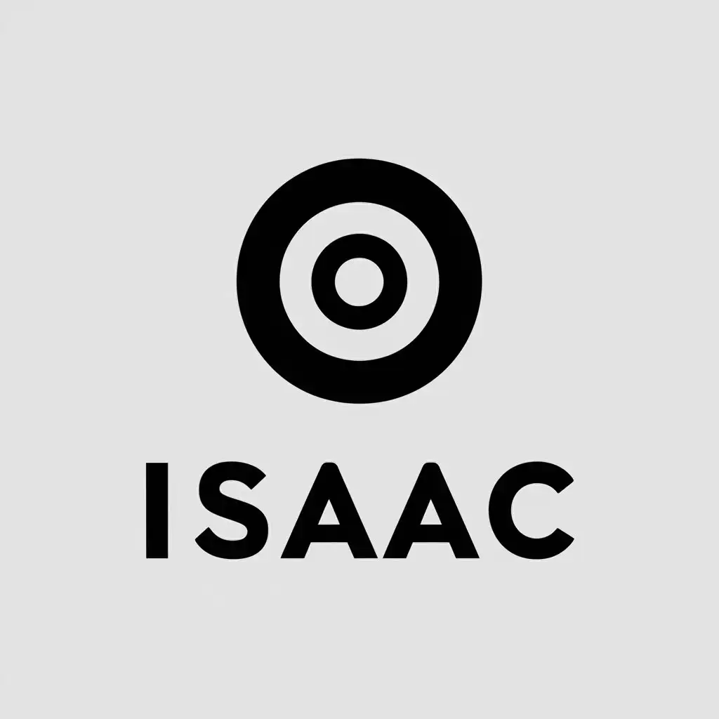 LOGO-Design-for-ISAAC-Minimalistic-DJ-Symbol-on-Clear-Background