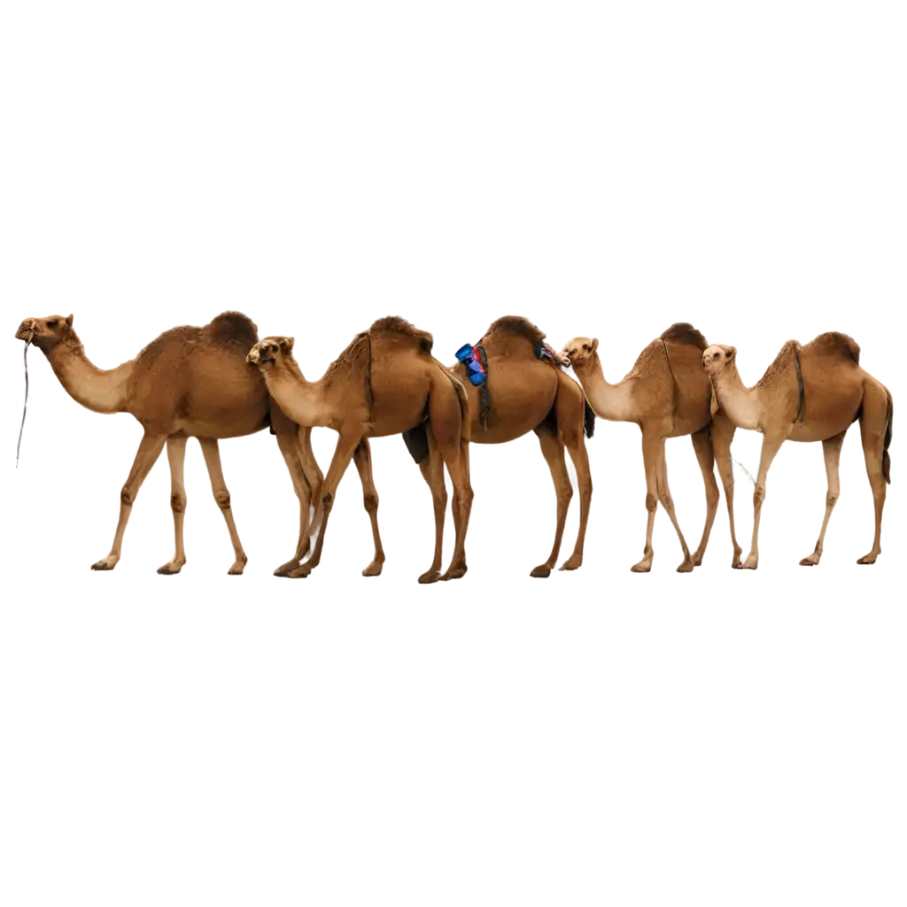 HighQuality-PNG-Image-Caravan-of-Camels-Transporting-Trading-Goods-Across-a-Sandy-Plain