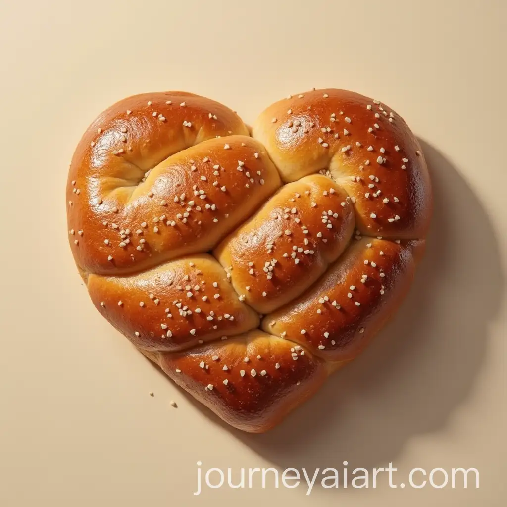 Heart-Shaped-Bun-Freshly-BakedAI-Art-Prompt-Expansion-with-Soft-Texture-and-Golden-Brown-Crust