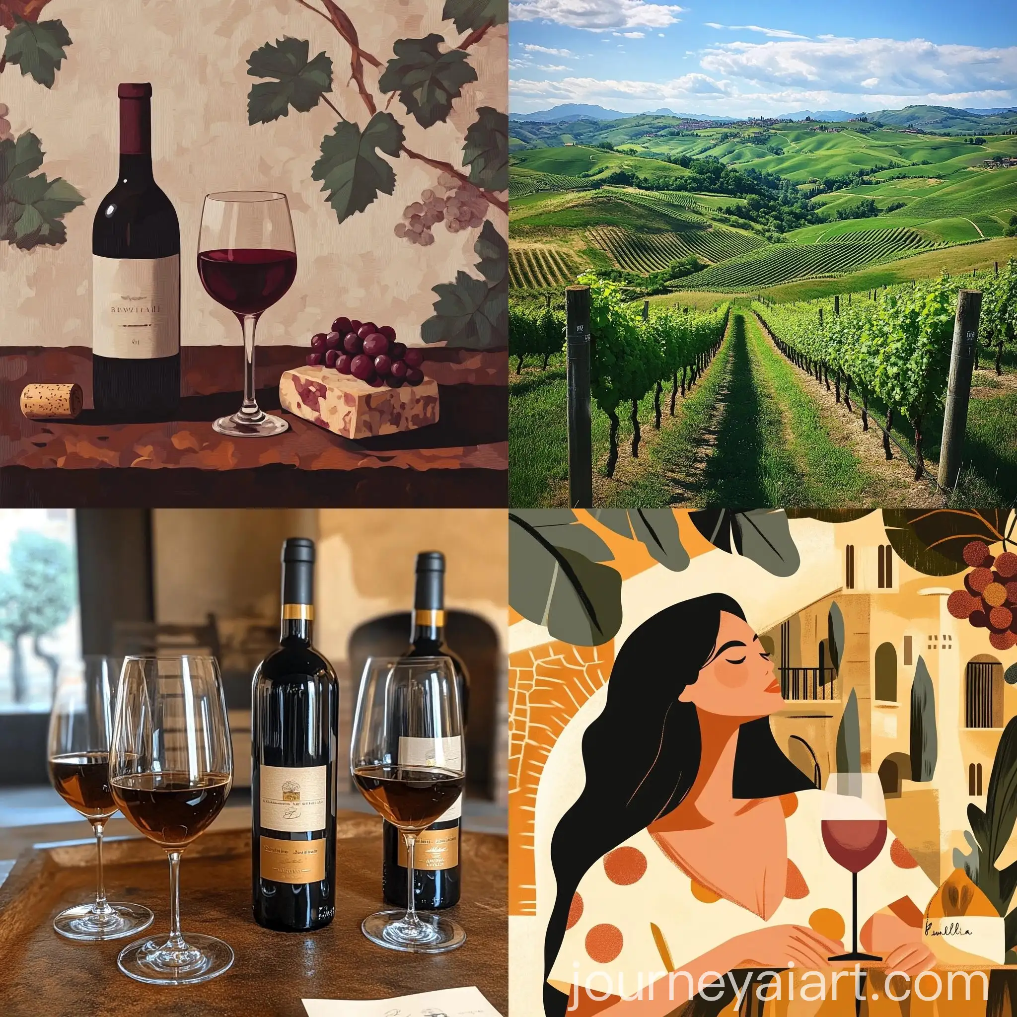 Elegant-Wine-Barolo-at-Sunset