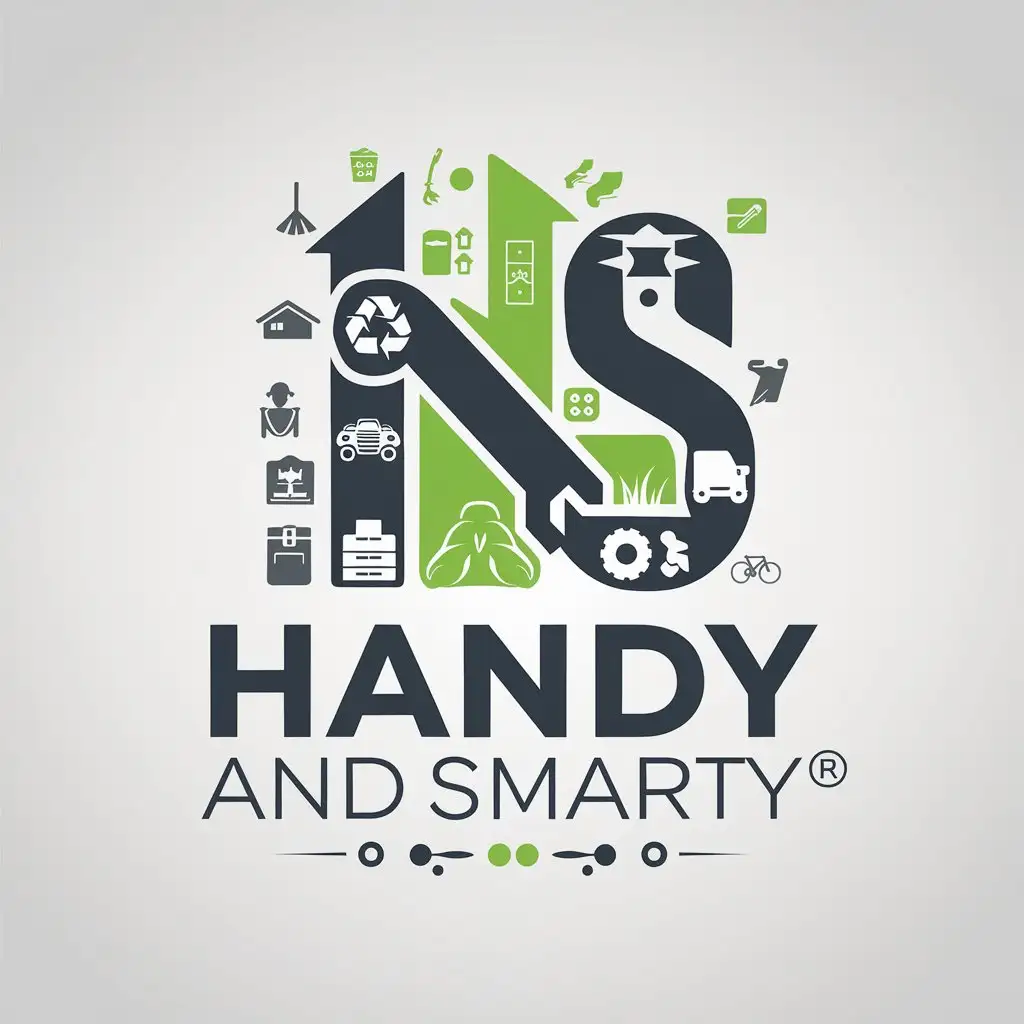 LOGO Design For Handy and Smarty Modern and Versatile Logo Reflecting Diverse Services