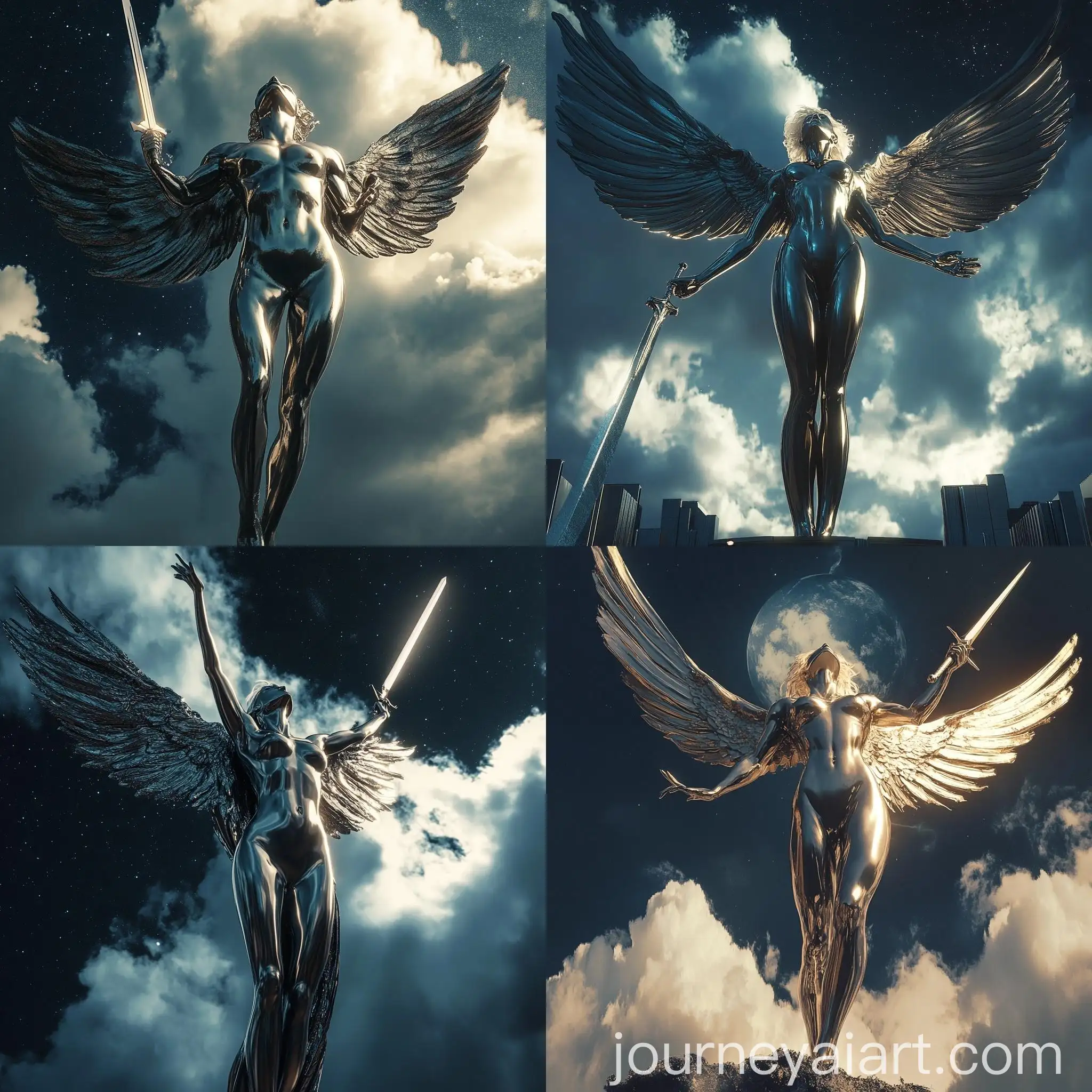 Fallen-Angel-with-Raised-Blade-Against-Night-Sky