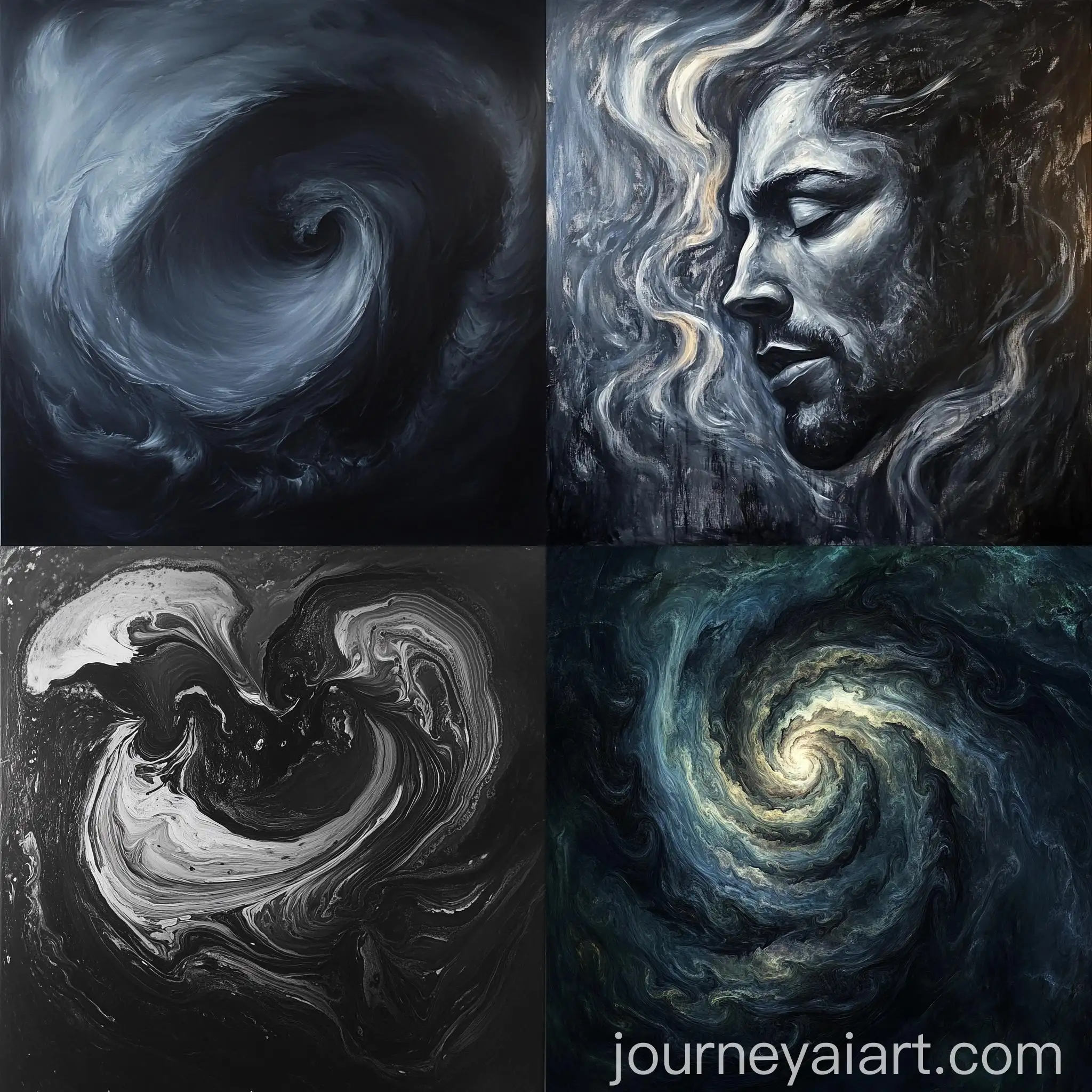 Abstract-Dark-Swirl-Expression-Artwork