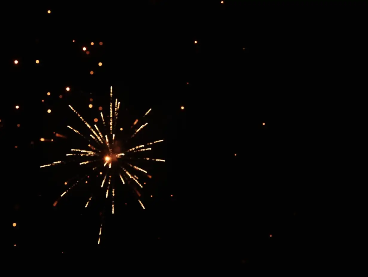 Elegant-Gold-Fireworks-Bursting-on-Dramatic-Black-Background