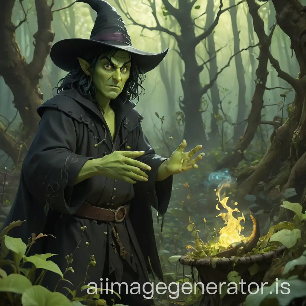 Wicked-Sorcerer-Plotting-to-Steal-from-the-Magical-Forest-Spring