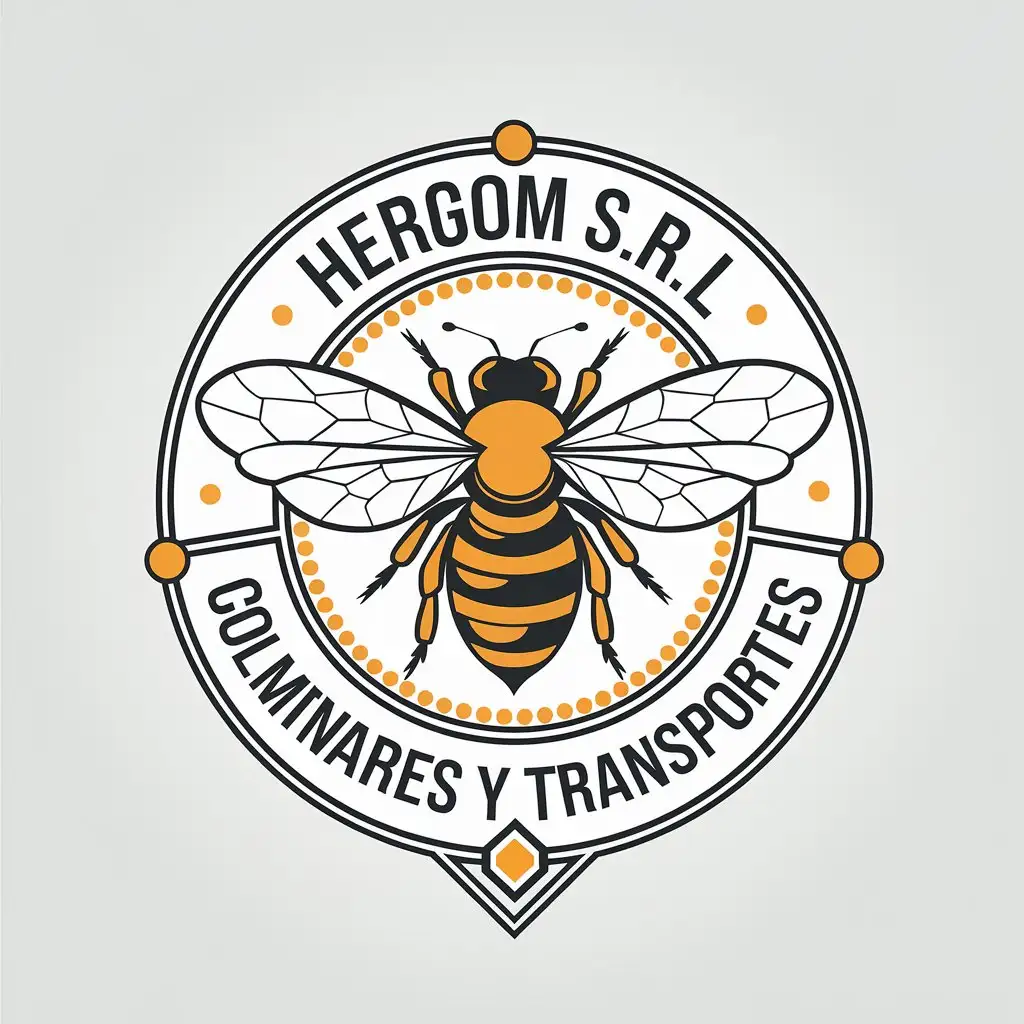 LOGO-Design-for-HERGOM-Bee-Symbol-with-a-Clear-and-Complex-Background