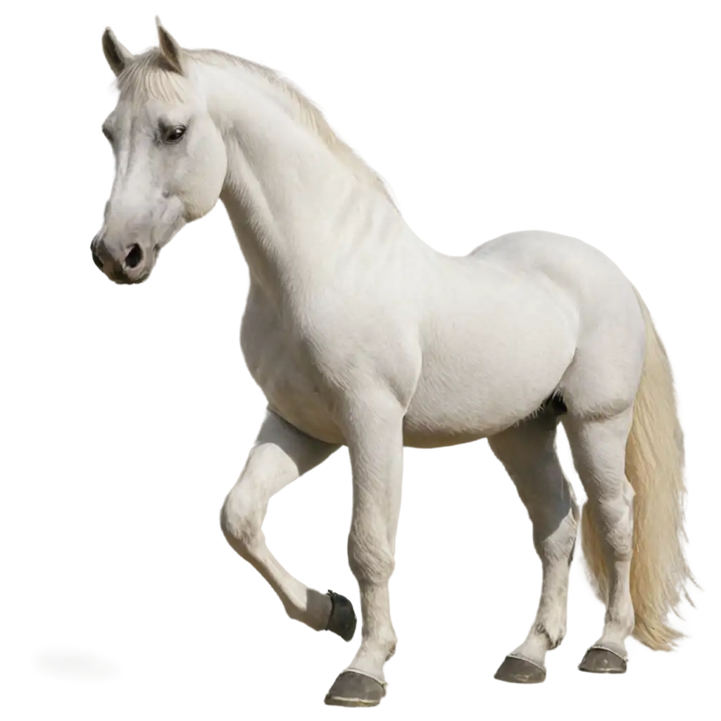 HighQuality-White-Horse-PNG-Image-for-Versatile-Use