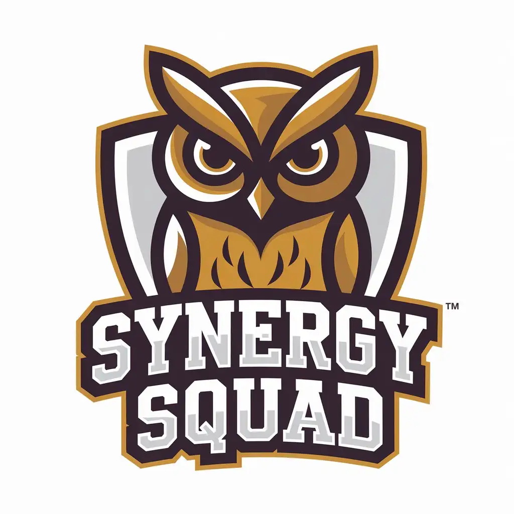 LOGO Design for Synergy Squad Owl Symbol with Modern Educational Theme