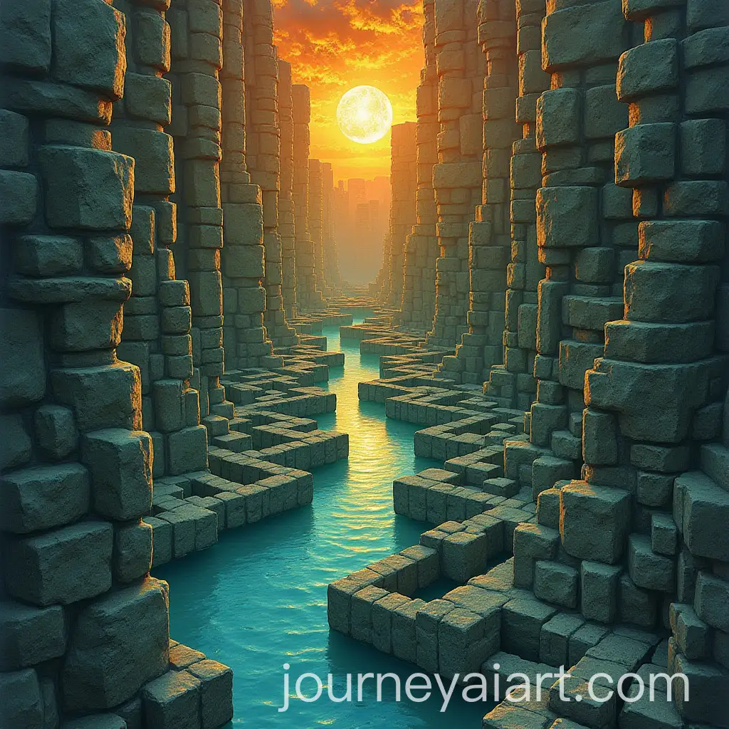 Mazes-of-Lorath-Fantasy-World-Landscape-with-Ice-and-Fire-Theme