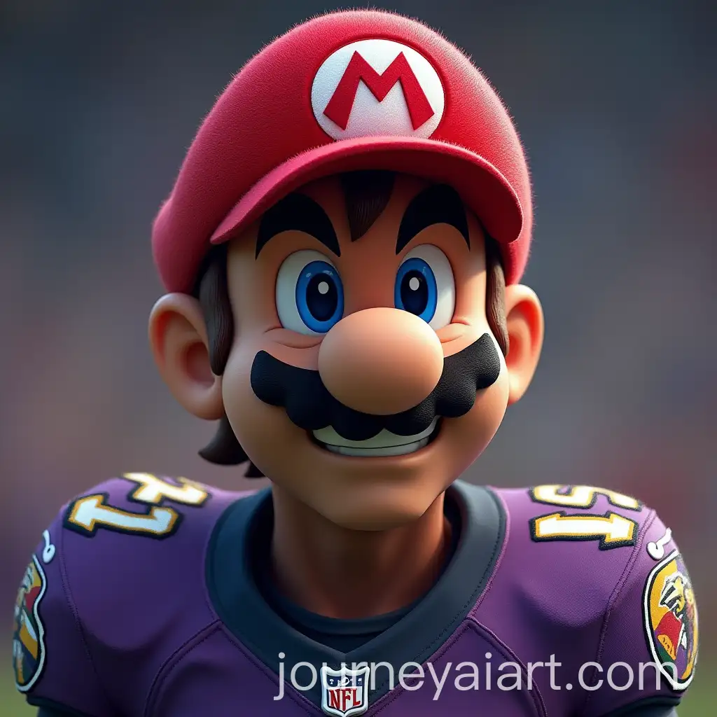 Lamar-Jackson-as-Super-Mario-with-Iconic-Hat