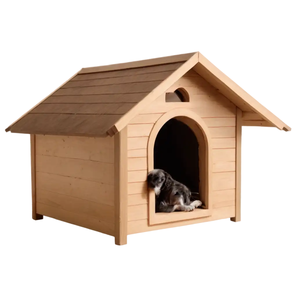 PNG-Image-of-a-Dog-House-Without-a-Dog-Creative-and-Versatile-Design-Concept