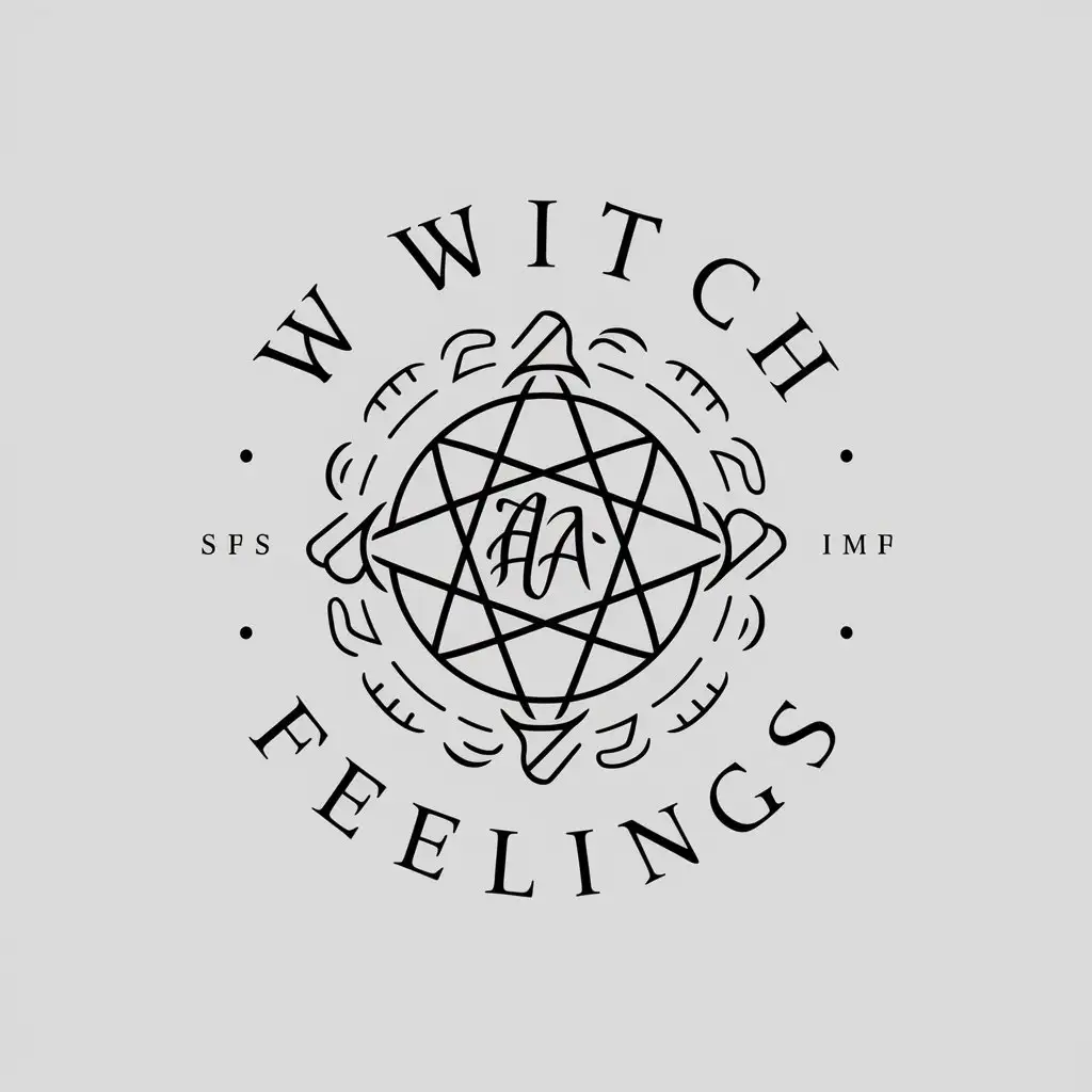 LOGO-Design-For-Witch-Feelings-Magic-and-Esoteric-Symbolism-with-Clear-Background