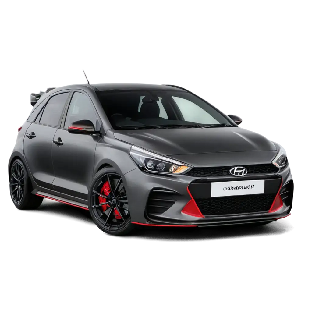 Hyundai-i20N-PNG-Image-HighQuality-Illustration-of-the-Sporty-Hatchback