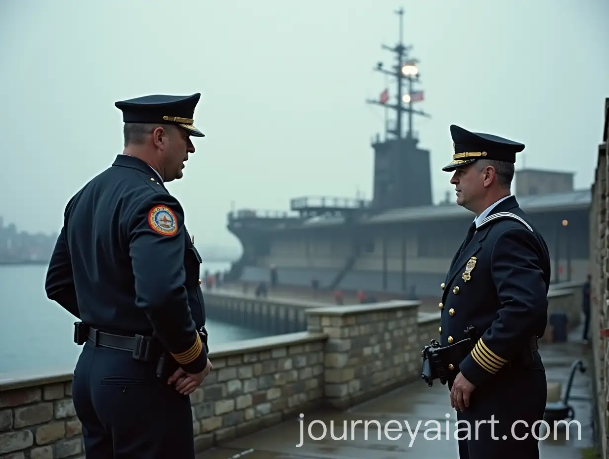 Royal-Navy-Submariner-Shouting-from-Kings-Bay-Naval-Base-Roof