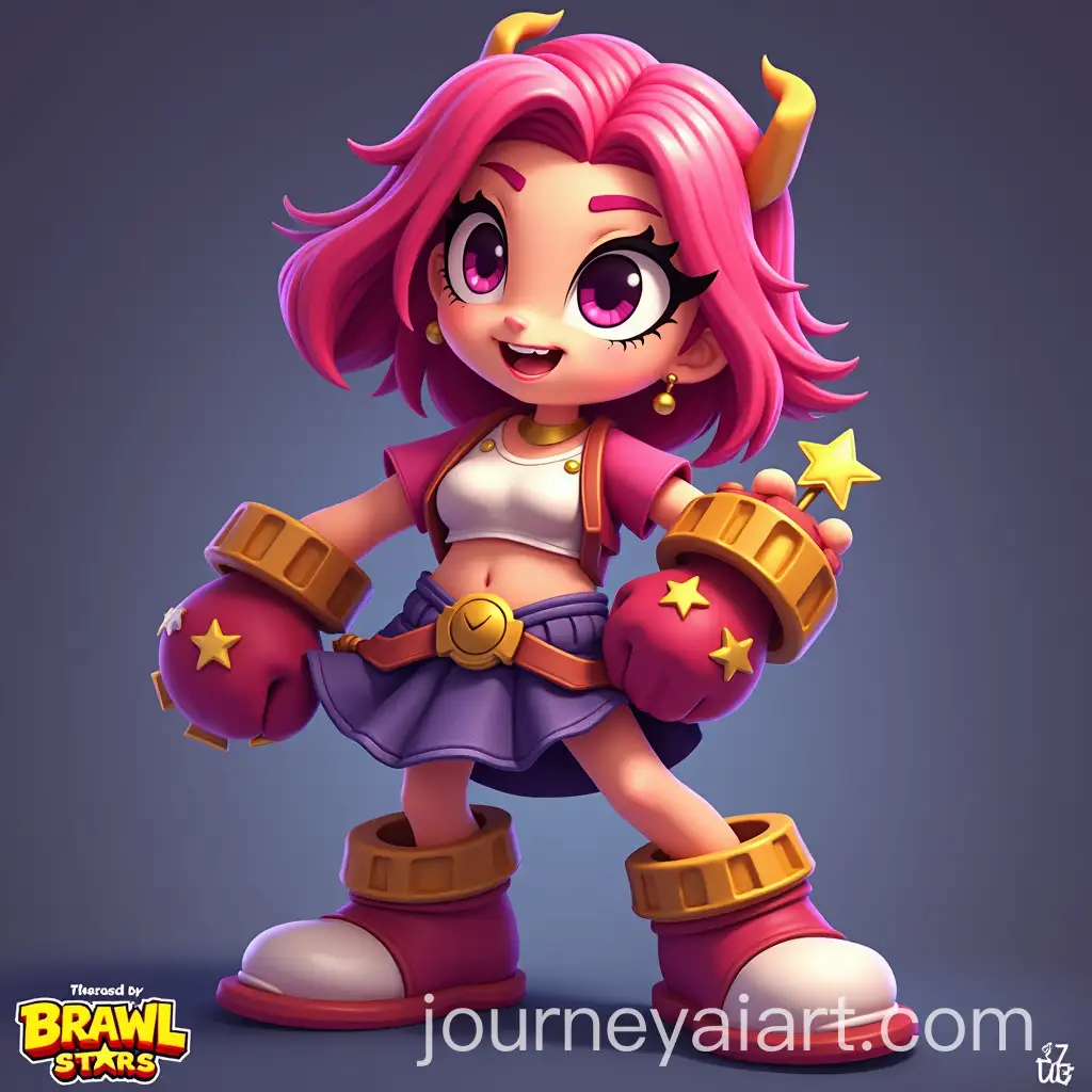 Mandy-from-Brawl-Stars-in-Action
