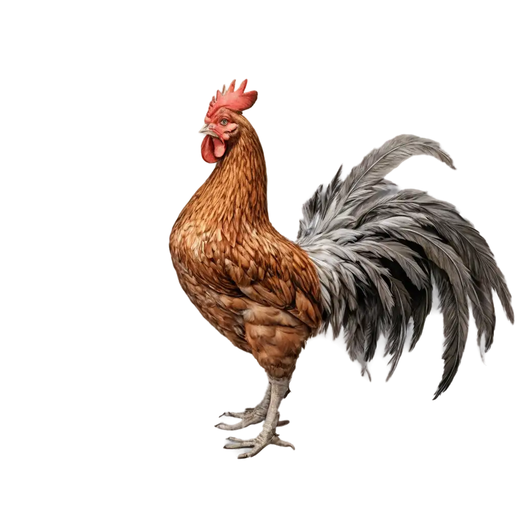 Feathered-Chicken-PNG-Image-HighQuality-Transparent-Artwork-for-Versatile-Use