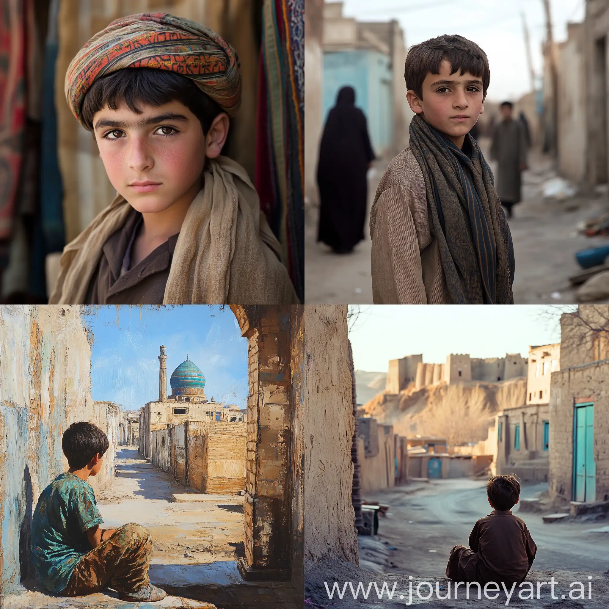 Boy-Exploring-HeartShaped-Cityscape