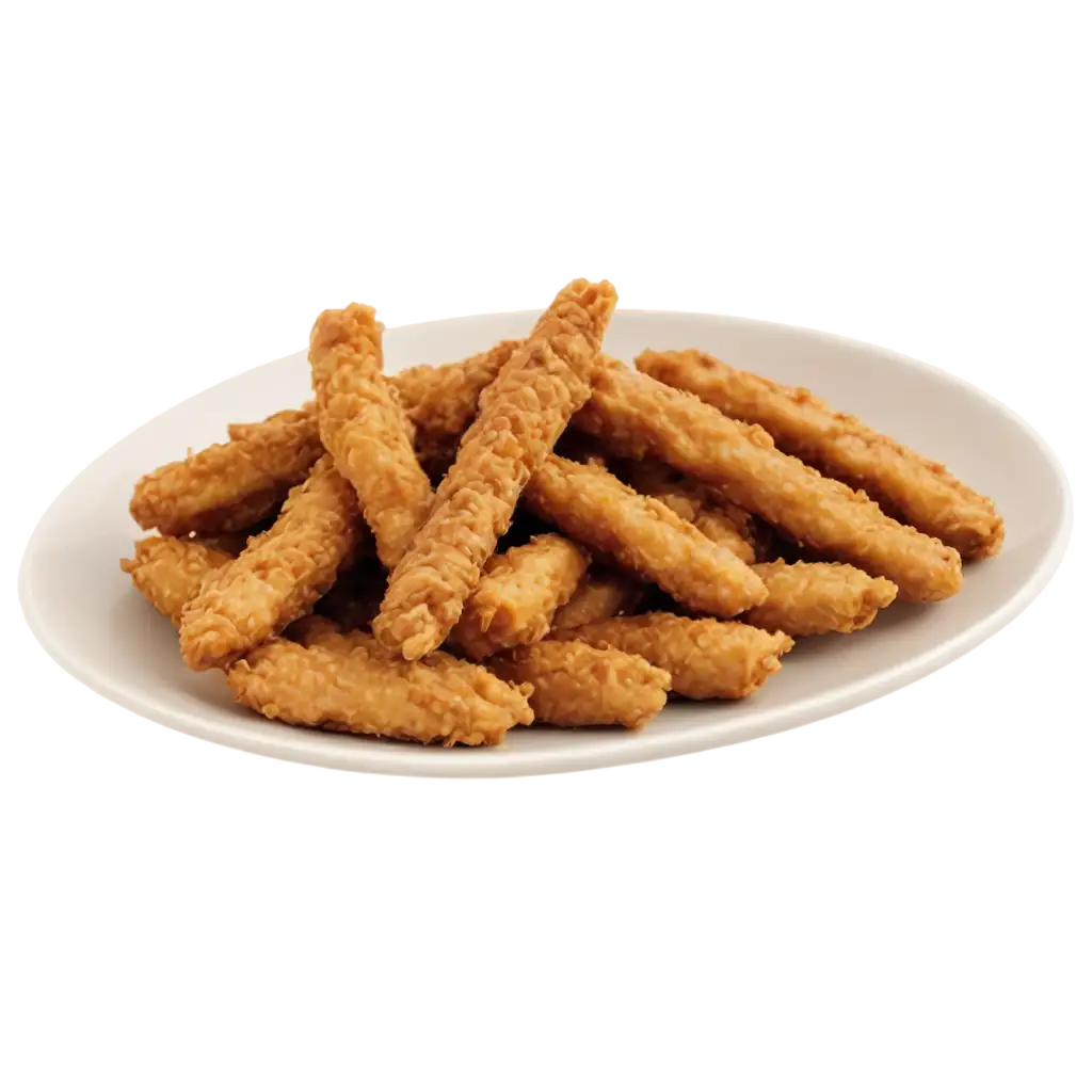 Chicken-Sticks-on-Plate-PNG-HighQuality-Image-for-Culinary-Designs